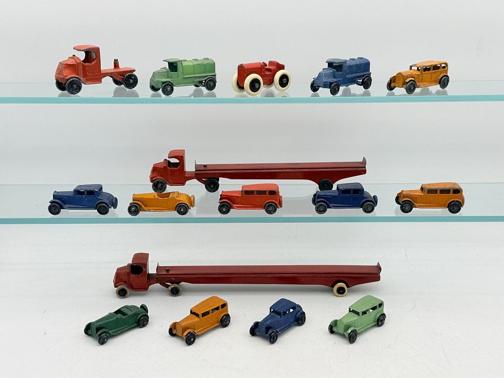 Lot 373: A Collection of Tootsietoy Mack Auto transporters
