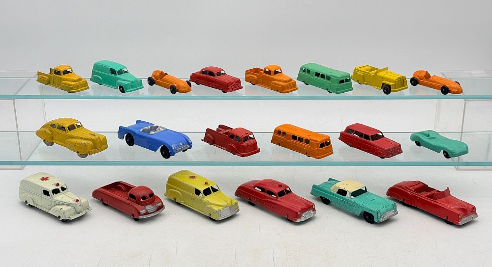 Lot 396: A Group of Twenty-One Tootsietoy four and three inch vehicles