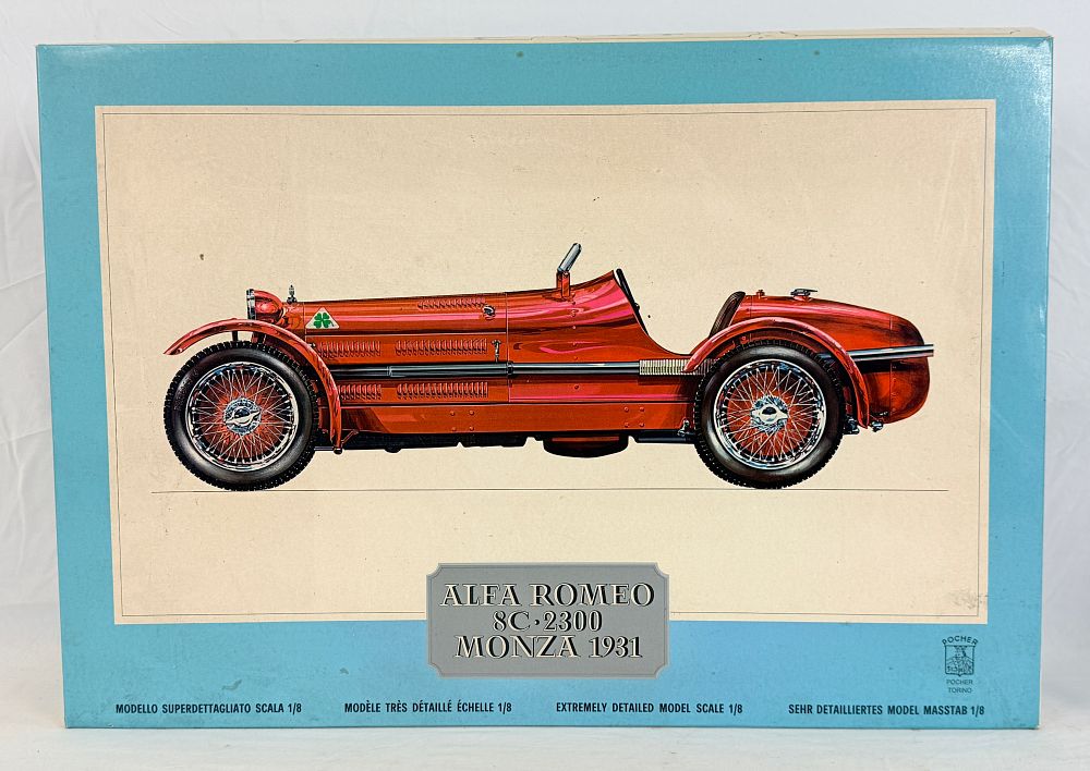 Lot 436: Pocher 1/8 Scale Alfa Romeo 8C 2300 Monza 1931 Model Kit