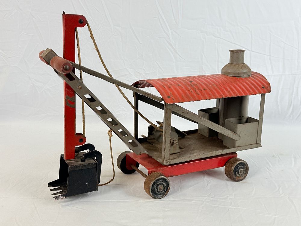 Lot 492: Keystone Ride Em Pressed Steel Steam Shovel