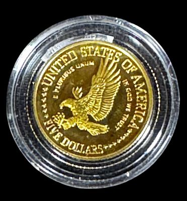 1986 5 DOLLAR LIBERTY GOLD COIN