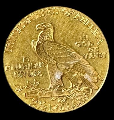 2 1/2 1928 INDIAN HEAD GOLD COIN 4 GRAMS