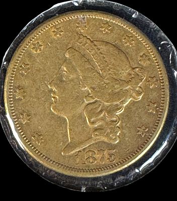 1875 20 DOLLAR LIBERTY GOLD COIN
