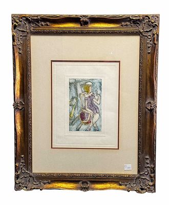 LEBEDANG LITHOGRAPH X/XV. LEBEDANG LITHOGRAPH X/XV. Height: 32 in. by Width: 26 in.
