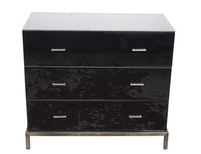CONTEMPORARY WATLTER OF WABASH MIRRORED CHEST. CONTEMPORARY WALTER OF WABASH MIRRORED CHEST WITH 