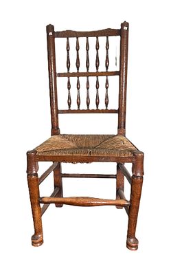 EARLY 20TH CENTURY GEORGE III STYLE CHAIR. Height: 38.5 in. by Width: 19.5 in. by Depth: 18 in.