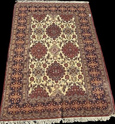 ANTIQUE PERSIAN BIJAR. Height: 7 ft. 0 in. by Width: 5 ft. 0 in.