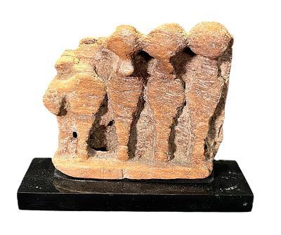 EGYPTIAN SCULPTURE COBRAS CIRCA 664 B.C. Height: 5 in. by Width: 6.3 in. by Depth: 2 in.
