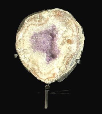 AMETHYST ON STAND. Height: 16 in. by Width: 10 in.