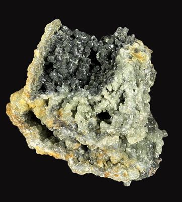 NATURAL GREEN PRENITE FORMATION. Height: 7 in. by Width: 6 in. by Depth: 6 in.