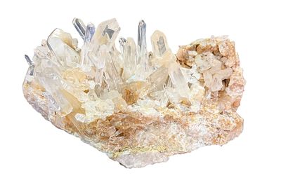QUARTZ CRYSTAL 2.6 lbs. Height: 3.5 in. by Width: 6.75 in. by Depth: 4.5 in.