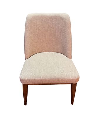 SET OF FIVE UPHOLSTERED DINING CHAIRS. Height: 34.5 in. by Width: 22 in. by Depth: 24 in.