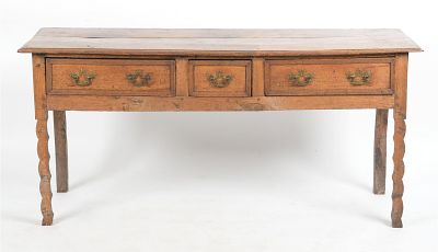 George III Oak Dresser Base, Late 18th Century. A George III Oak Dresser Base, Late 18th 