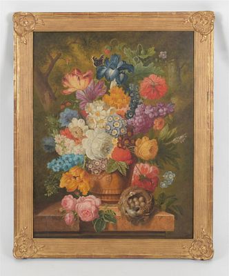 After Ambrosius Bosschaert, The Elder (1573 - 1621) Oil on Canvas. 19th century or earlier, a 