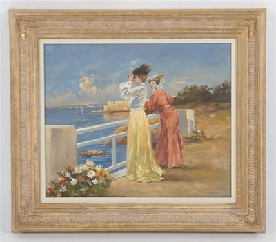 After Albert Pierre Rene Maignan (French, 1845-1908), Oil on Canvas Modern, signed R. Gilbert 