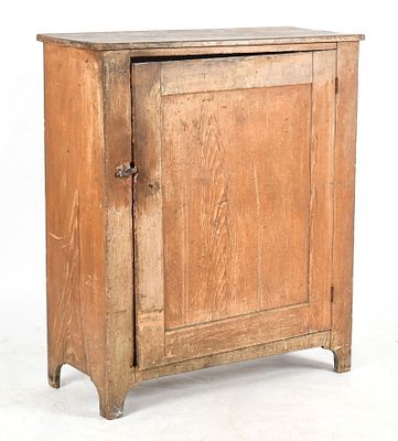 American Country Painted Softwood Side Cupboard, First Half 19th Century. An American Country 
