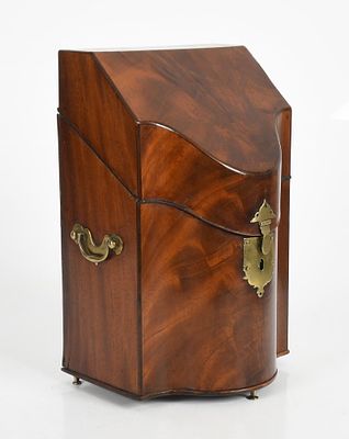 George II Mahogany Knife Box, Mid 18th Century. A George II Mahogany Knife Box, Mid 18th Century 