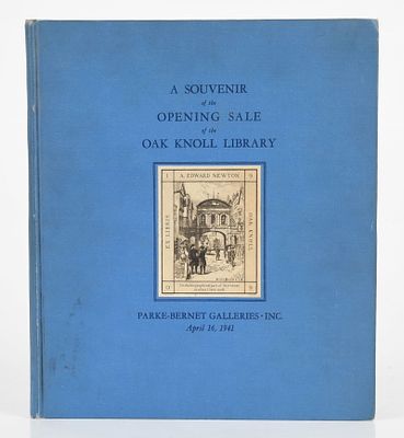 A Souvenir Photograph Album from the Sale of the Oak Knoll Library 
A Souvenir 