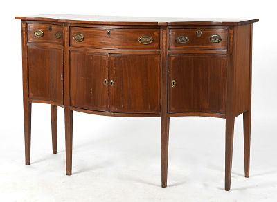 Federal Style Inlaid Mahogany Sideboard, Late 19th / Early 20th Century. A Federal Style Inlaid 
