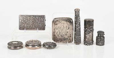 A Group of Silver Everyday Items 
First half of the 20th century, 