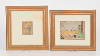 Ze'ev Raban (Israeli, 1890-1970), Two Studies. Ze'ev Raban (Israeli, 1890-1970), Study of Ruth 