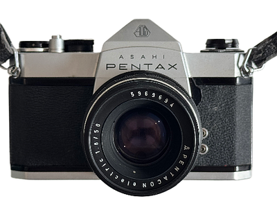 A Pentax sp1000 pentacon 50mm f1.8. A Pentax sp1000 35mm SLR camera