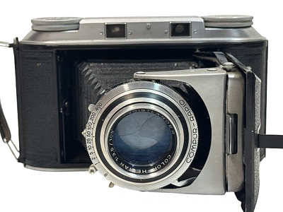 Voigtlander BESSA II Film Camera 6x9 Color Skopar 105mm f3.5 lens . with original case