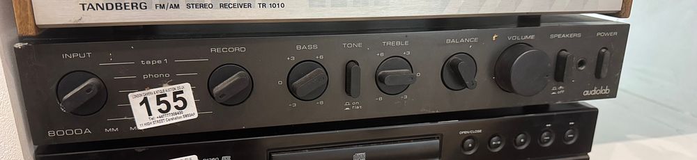 Lot 155: Audiolab 8000A Stereo Integrated Amplifier