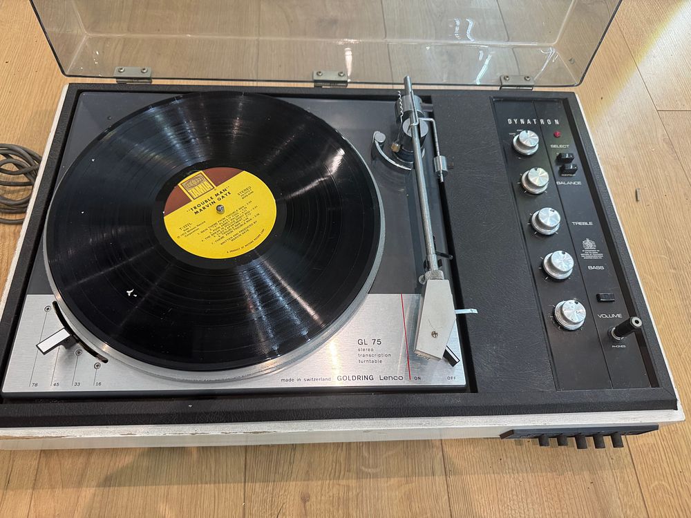 Lot 158: goldring lenco gl75 turntable