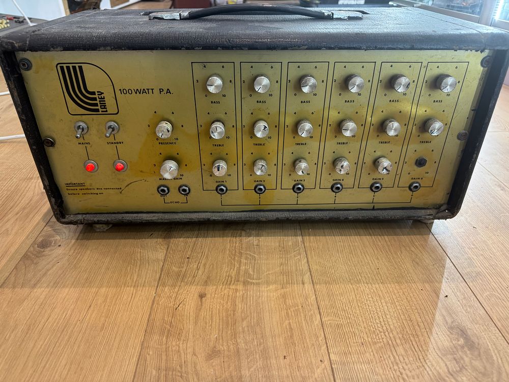 Lot 160: Laney 100 Watt Super PA amplifier
