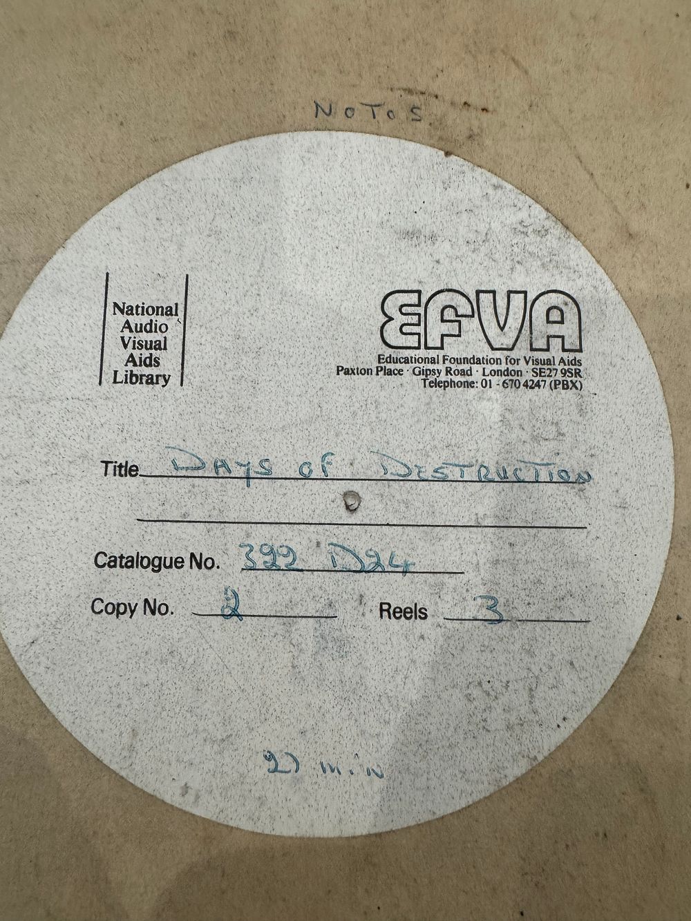 Lot 250: A 16mm films