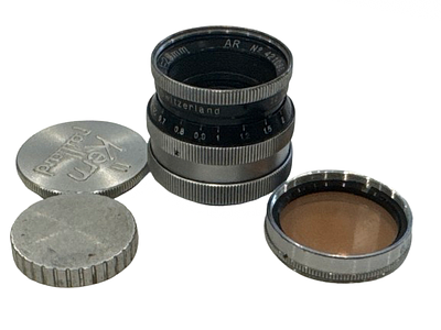 Kern Switar 25mm F1.4 dv C Mount Lens. a highly regarded vintage lens made in Switzerland by 