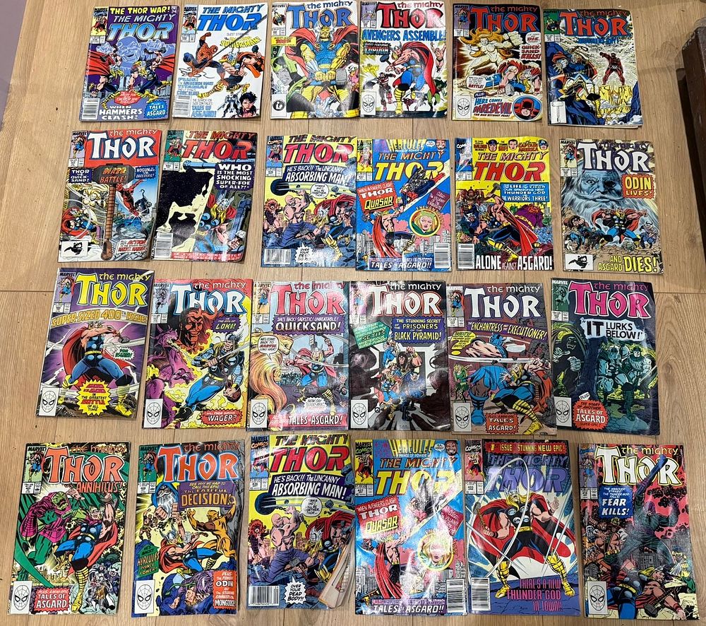 Lot 163: 24 The Mighty Thor – Comic Book Collection