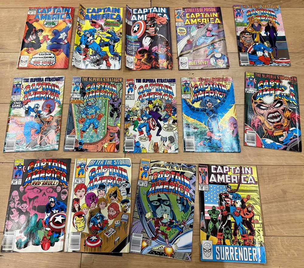 Lot 165: 14 x Captain America – Comic Book Lot