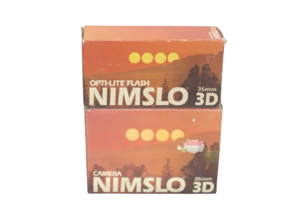 Lot 61: NIMSLO 3D image FX technology camera kit, MINT stereo 35 film Nishika