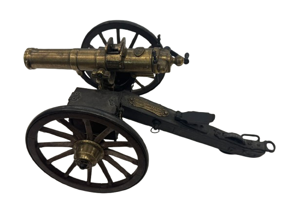 Lot 236: Hartford conn Large model Cannon Gatling 1883