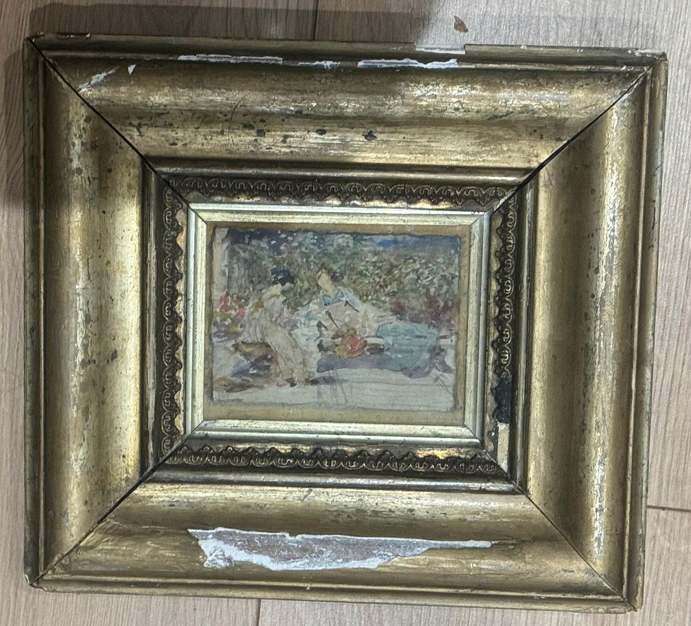 Lot 237: 8 painting including 1 oil painting