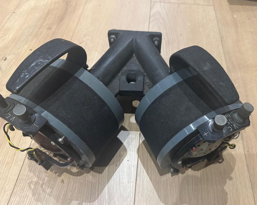 Lot 241: Pair RCA Horn Compression Drivers speakers Audio Equipment, hi fi
