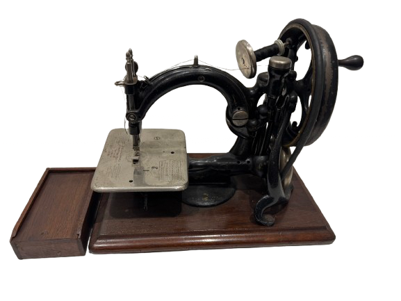 Lot 245: Willcox & Gibbs New York vintage sewing machine