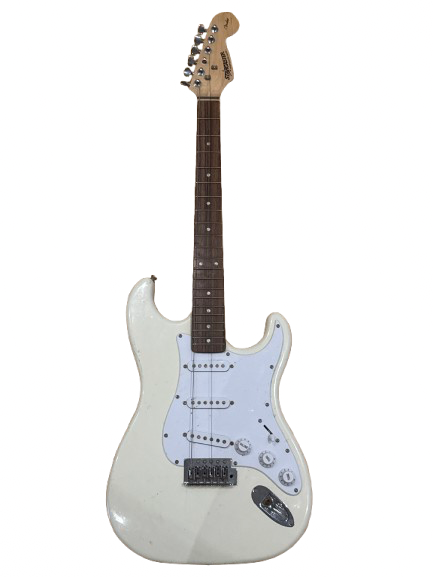 Lot 269: Fender Standard Starcaster White guitar