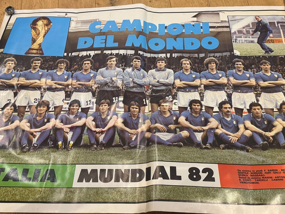 Lot 271: A 18 Poster 1982 Italy World Cup
 Greg Hildebrandt