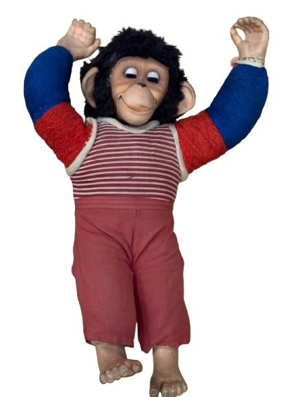 Lot 273: 3x Chad Valley vintage monkey dolls