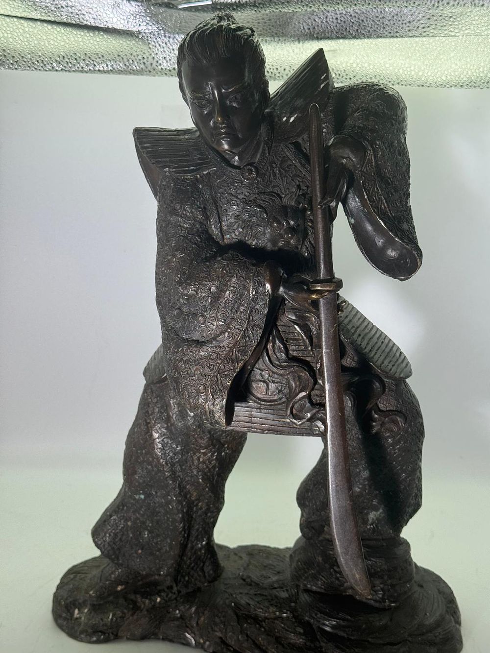 Lot 281: Bronze Figure of a Samurai Warrior, Japanese