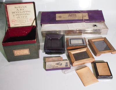 a kodak printing outfit and mpp developing tank