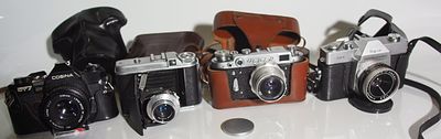 A selection of 5 cameras