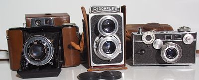 A selection of 3 cameras