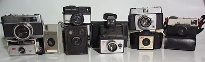 A selection of 9 cameras