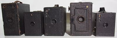 A selection of cameras