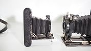 A WELTA PLATE FILM CAMERA BLACK BODY GOOD BELLOWS / WITH CLEAR DOPPEL LENS ALL WORKINGImage - 4