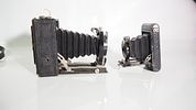 A WELTA PLATE FILM CAMERA BLACK BODY GOOD BELLOWS / WITH CLEAR DOPPEL LENS ALL WORKINGImage - 6